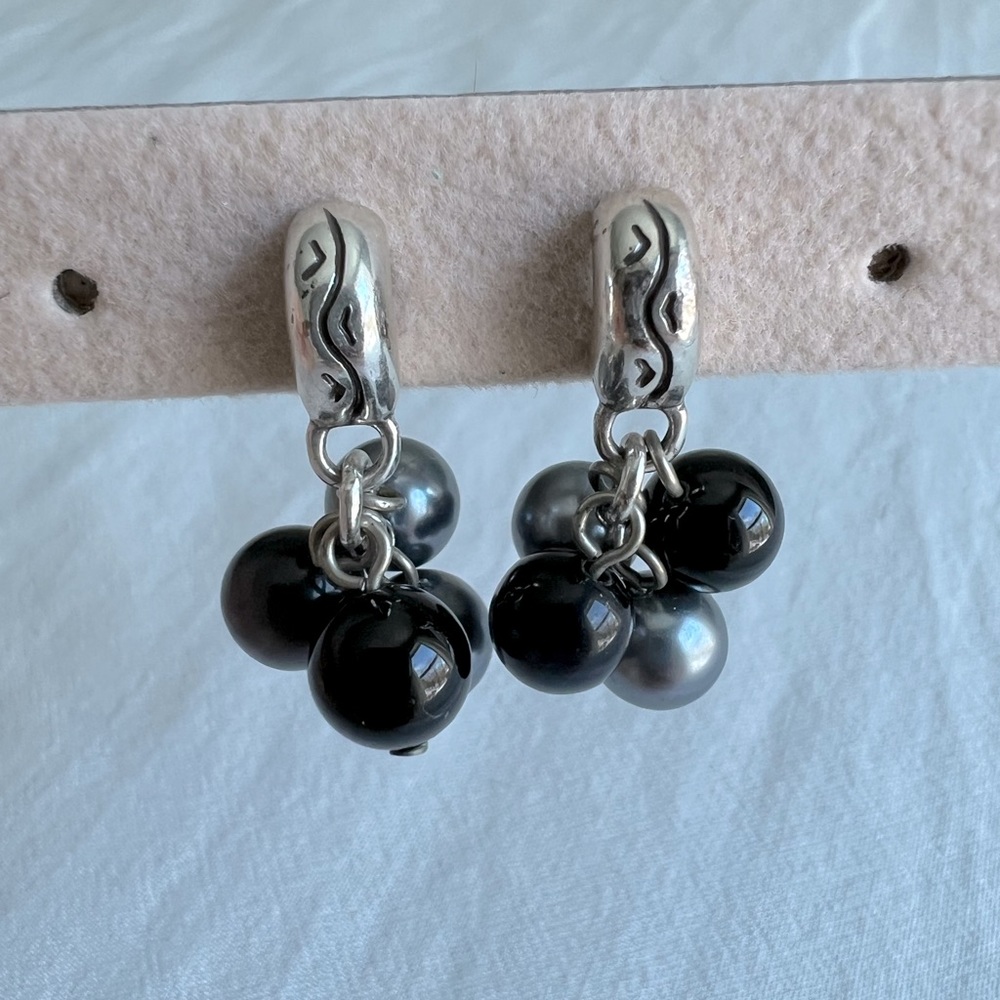 Brighton drop post beaded earrings